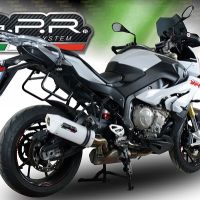 Exhaust compatible with Bmw S 1000 XR -M 2017-2019, Albus Evo4, Homologated legal slip-on exhaust including removable db killer and link pipe 