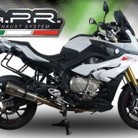 GPR exhaust compatible with  Bmw S 1000 XR -M  2017-2019, New Grand Prix Evo Titanium, Racing slip-on exhaust including link pipe 