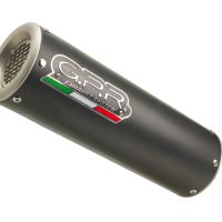 Exhaust compatible with Keeway Rkf 125 2021-2023, M3 Black Titanium, Homologated legal full system exhaust, including removable db killer and catalyst 