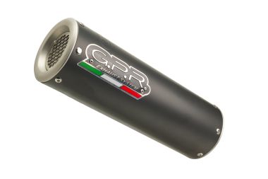 GPR exhaust compatible with  Benelli Bn 125 2021-2024, M3 Black Titanium, full system exhaust legal for UK and non-EU countries including removable db killer 