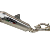 Exhaust compatible with Yamaha WR 250 F 2020-2024, Pentacross Inox, Racing full system exhaust, including removable db killer 