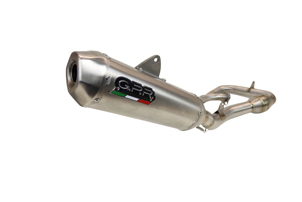 Exhaust compatible with Husqvarna FC 450 ROCKSTAR EDITION 450 2018-2021, Pentacross FULL Titanium, Racing full system exhaust, including removable db killer/spark arrestor 