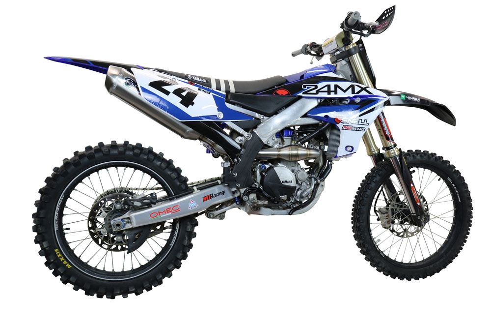 Exhaust compatible with Yamaha WR 250 F 2020-2024, Pentacross FULL Titanium, Racing full system exhaust, including removable db killer 