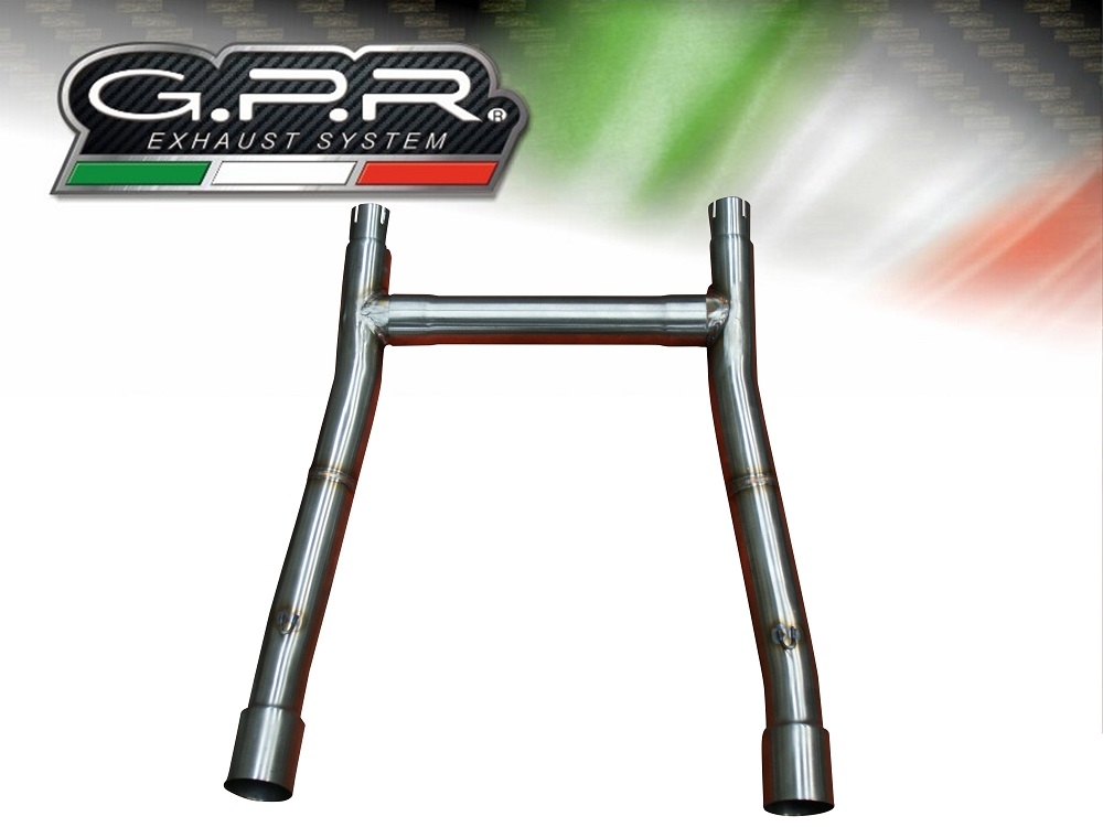 Exhaust compatible with Moto Guzzi California 1100 Special-Stone-Sport-Ev-Alu 1997-2005, Decatalizzatore, Decat pipe 