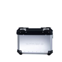 GPR TECH Pair of side cases aluminum made ,no rack included, silver color  Capacity 38 LT. + 38 LT.