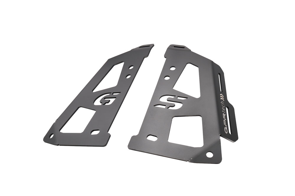 GPR TECH compatible with  Bmw R 1200 Gs 2013/2016 GPR TECH Specific fitting plate Top Case ALPITECH 35 LT compatible with original luggage rack,stainless steel made with 4 anchor points