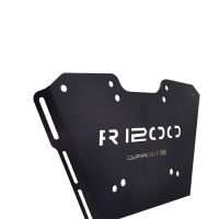 GPR TECH compatible with  Bmw R 1200 R-Lc 2017/2019 e4 GPR TECH Specific fitting plate Top Case ALPITECH 35 LT compatible with original luggage rack,stainless steel made with 4 anchor points