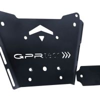 GPR TECH compatible with  Bmw R 1200 Rt Lc 2014/2016 GPR TECH Specific fitting plate Top Case ALPITECH 55 LT compatible with original luggage rack,stainless steel made with 4 anchor points
