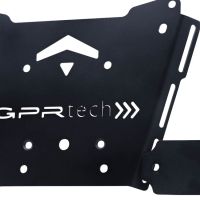 GPR TECH compatible with  Bmw R 1200 Rt Lc 2014/2016 GPR TECH Specific fitting plate Top Case ALPITECH 55 LT compatible with original luggage rack,stainless steel made with 4 anchor points