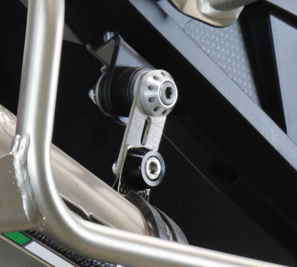 Exhaust compatible with Aprilia Tuareg 660 2021-2024, GP Evo4 Titanium, Homologated legal slip-on exhaust including removable db killer and link pipe 