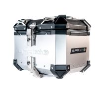 GPR TECH TOP CASE ALPI-TECH 26 LT. SILVER Top case in aluminum,including soft backrest, silver color with universal plate  Capacity 26 LT.