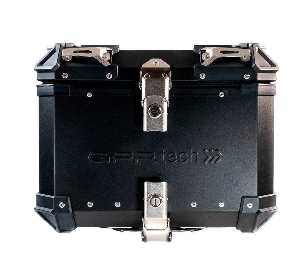 GPR TECH TOP CASE ALPI-TECH 35 LT. BLACK Top case in aluminum, black color with universal plate included Capacity 35 LT.