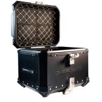 GPR TECH TOP CASE ALPI-TECH 35 LT. BLACK Top case in aluminum, black color with universal plate included Capacity 35 LT.