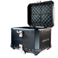 GPR TECH TOP CASE ALPI-TECH 35 LT. BLACK Top case in aluminum, black color with universal plate included Capacity 35 LT.