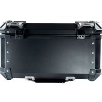 GPR TECH TOP CASE ALPI-TECH 55 LT BLACK Top case in aluminum,including soft backrest, black color with universal plate  Capacity 55 LT.