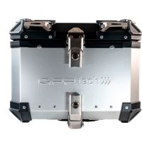GPR TECH TOP CASE ALPI-TECH 35 LT. SILVER Top case in aluminum, silver color with universal plate included Capacity 35 LT.
