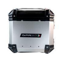 GPR TECH TOP CASE ALPI-TECH 45 LT. SILVER Top case in aluminum,including soft backrest, silver color with universal plate  Capacity 45 LT.