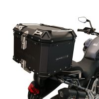 Top case GPR TECH compatible with  Triumph Tiger 850 Sport 2020/2024 e5 GPR TECH Top case in aluminum, black color with specific plate included Capacity 45 LT.