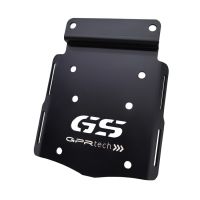 GPR TECH compatible with  Bmw F 800 Gs 2024/2025 e5 GPR TECH SPECIFIC TITANIUM PLATE TOP CASE-ALPITECH 35/55 LT compatible with original luggage rack,titanium made with 4 anchor points