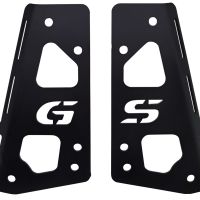 GPR TECH compatible with  Bmw F 850 Gs 2018/2020 e4 GPR TECH Specific fitting plate Top Case ALPITECH 55 LT compatible with original luggage rack,stainless steel made with 4 anchor points