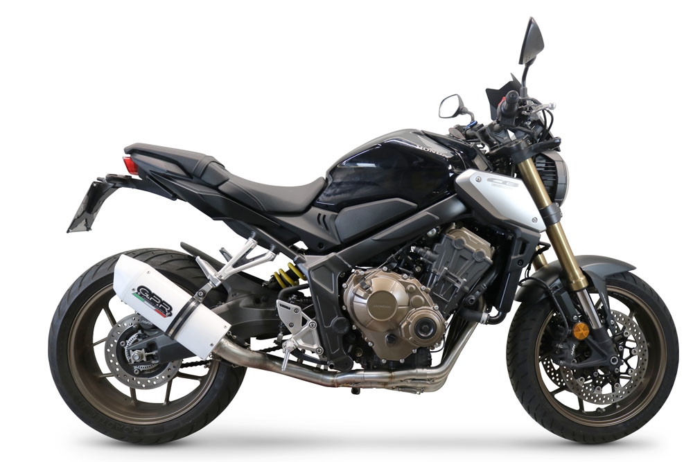 Exhaust compatible with Honda Cbr 650 F 2017-2018, Albus Evo4, full system exhaust legal for UK and non-EU countries including removable db killer 