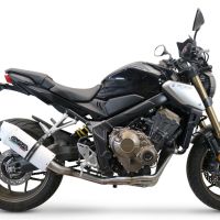Exhaust compatible with Honda Cbr 650 F 2017-2018, Albus Evo4, full system exhaust legal for UK and non-EU countries including removable db killer 