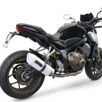 Exhaust compatible with Honda Cbr 650 F 2017-2018, Albus Evo4, full system exhaust legal for UK and non-EU countries including removable db killer 