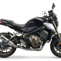 Exhaust compatible with Honda Cbr 650 R 2019-2020, M3 Inox , full system exhaust legal for UK and non-EU countries including removable db killer 