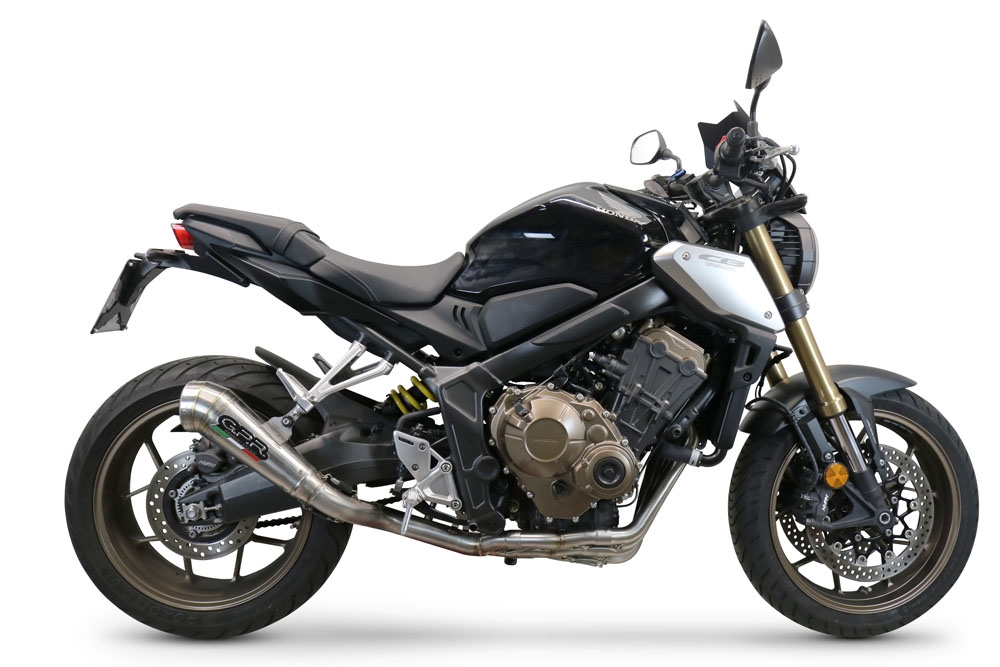 Exhaust compatible with Honda Cbr 650 R 2019-2020, Powercone Evo, Homologated legal full system exhaust, including removable db killer and catalyst 