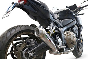 Exhaust compatible with Honda Cbr 650 R 2019-2020, Powercone Evo, Homologated legal full system exhaust, including removable db killer and catalyst 