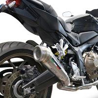 Exhaust compatible with Honda Cbr 650 R 2019-2020, Powercone Evo, Homologated legal full system exhaust, including removable db killer and catalyst 