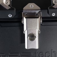 GPR TECH TOP CASE ALPI-TECH 55 LT BLACK Top case in aluminum,including soft backrest, black color with universal plate  Capacity 55 LT.