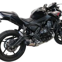 Exhaust compatible with Kawasaki Z 650 2017-2020, Gpe Ann. Titanium, full system exhaust legal for UK and non-EU countries including removable db killer 