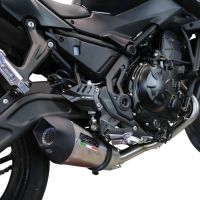 Exhaust compatible with Kawasaki Ninja 650 2021-2022, Gpe Ann. Titanium, full system exhaust legal for UK and non-EU countries including removable db killer 