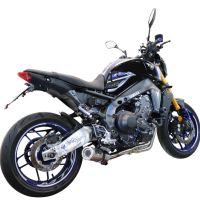 Exhaust compatible with Yamaha Mt-09 2021-2024, M3 Inox , full system exhaust legal for UK and non-EU countries including removable db killer 