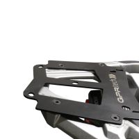 GPR TECH compatible with  Honda Crf 1100 L Africa Twin 2020/2024 e5 GPR TECH Specific fitting plate Top Case ALPITECH 35 LT compatible with original luggage rack,stainless steel made with 4 anchor points