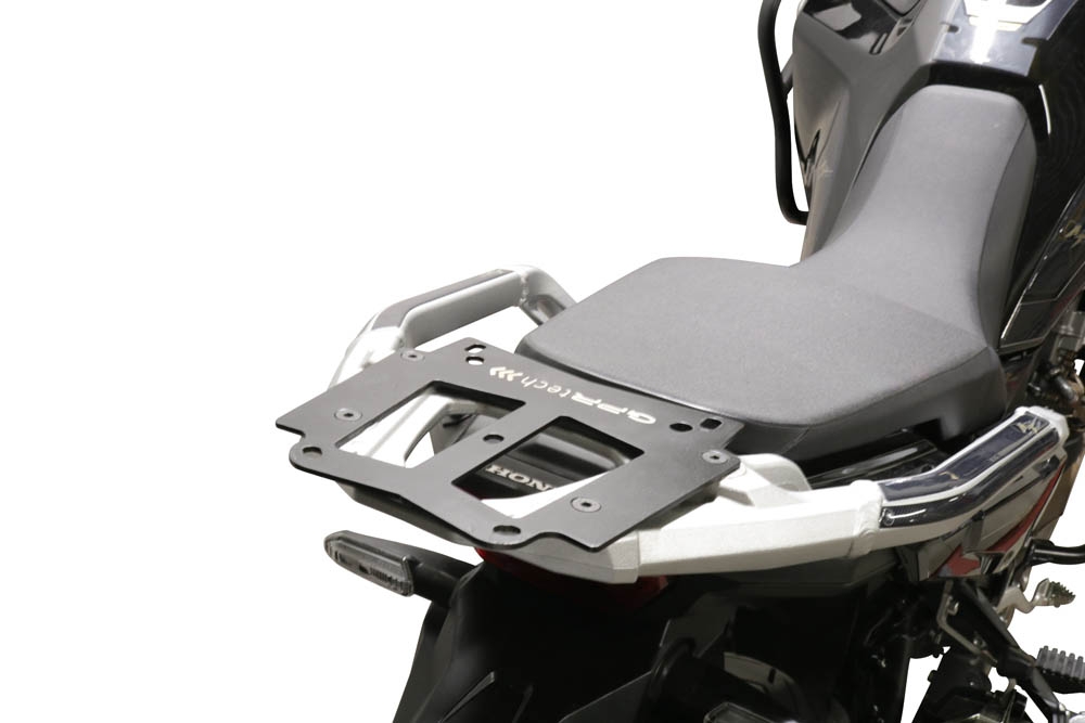 GPR TECH compatible with  Honda Crf 1100 L Africa Twin 2020/2024 e5 GPR TECH SPECIFIC PLATE IN TITANIUM TOP CASE-ALPITECH 35/55 LT compatible with original luggage rack,titanium made with 4 anchor points