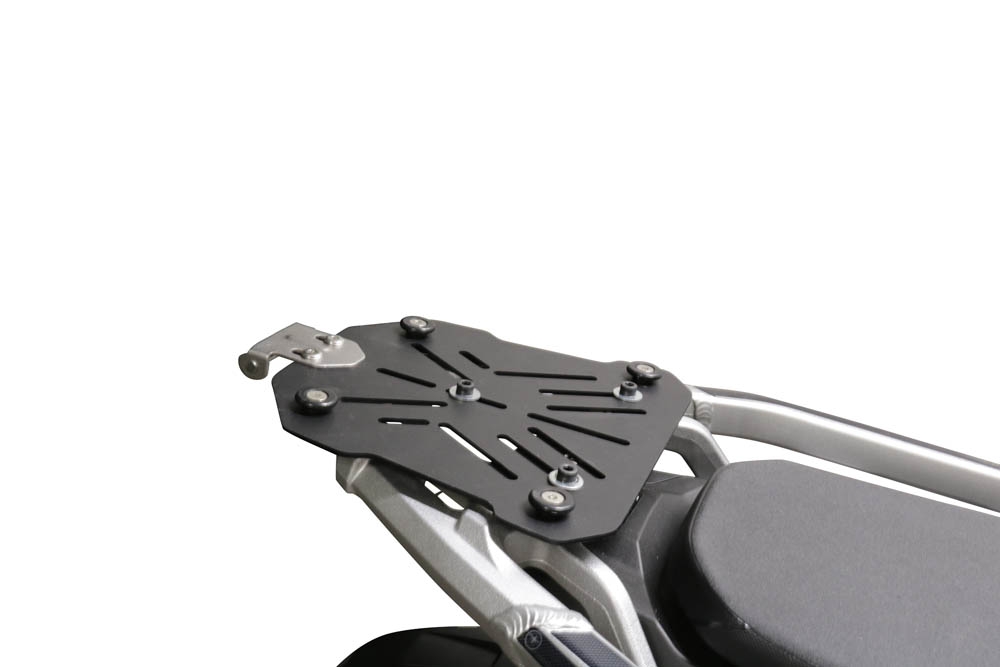 GPR TECH compatible with  Honda Crf 1100 L Africa Twin 2020/2024 e5 GPR TECH SPECIFIC PLATE IN TITANIUM TOP CASE-ALPITECH 35/55 LT compatible with original luggage rack,titanium made with 4 anchor points
