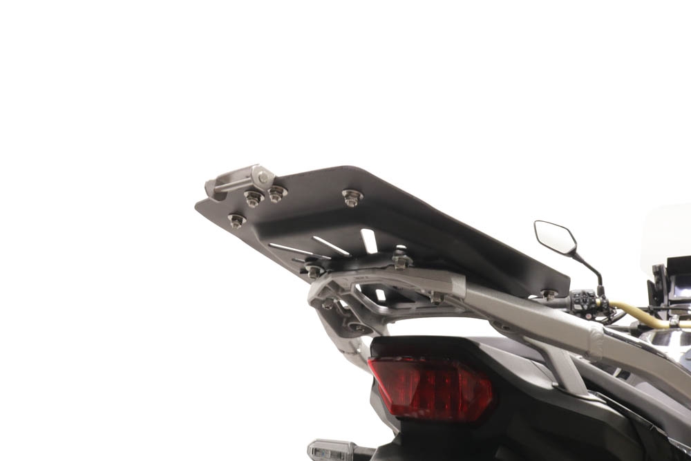 GPR TECH compatible with  Honda Crf 1100 L Africa Twin 2020/2024 e5 GPR TECH SPECIFIC PLATE IN TITANIUM TOP CASE-ALPITECH 35/55 LT compatible with original luggage rack,titanium made with 4 anchor points