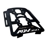 GPR TECH compatible with  Honda Forza 125 2015/2023 GPR TECH Specific fitting plate Top Case ALPITECH 26 LT compatible with original luggage rack,stainless steel made with 4 anchor points