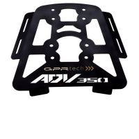 GPR TECH compatible with  Honda Forza 125 2015/2023 GPR TECH Specific fitting plate Top Case ALPITECH 35 LT compatible with original luggage rack,stainless steel made with 4 anchor points