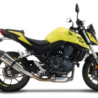 Exhaust compatible with Honda CB 750 Hornet 2023-2024, GP Evo4 Titanium, Homologated legal slip-on exhaust including removable db killer and link pipe 