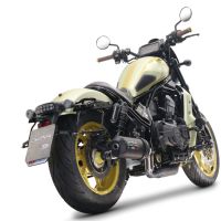 Exhaust compatible with Honda Cmx 1100 Rebel 2021-2024, Ghisa , Homologated legal slip-on exhaust including removable db killer and link pipe 