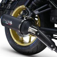 Exhaust compatible with Honda Cmx 1100 Rebel 2021-2024, Ghisa , Homologated legal slip-on exhaust including removable db killer and link pipe 