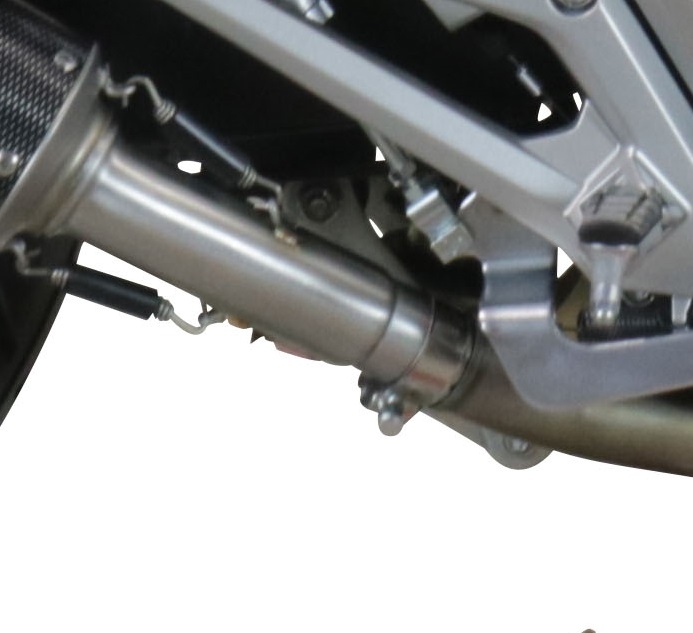 Exhaust compatible with Honda Nc 750 X - S Dct 2021-2023, GP Evo4 Titanium, Homologated legal slip-on exhaust including removable db killer and link pipe 