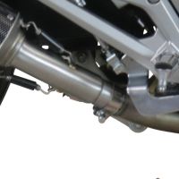 Exhaust compatible with Honda Nc 750 X - S Dct 2021-2023, GP Evo4 Titanium, Homologated legal slip-on exhaust including removable db killer and link pipe 