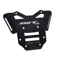 GPR TECH compatible with  Zontes 350 T2 ADV 2022/2024 e5 GPR TECH Specific fitting plate Top Case ALPITECH 55 LT compatible with original luggage rack,stainless steel made with 4 anchor points