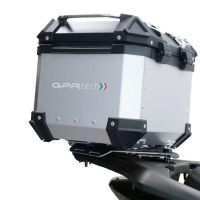 GPR TECH compatible with  Honda SH 125I 2017/2024 GPR TECH Specific fitting plate Top Case ALPITECH 35>55 LT compatible with original luggage rack,stainless steel made with 4 anchor points