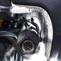 Exhaust compatible with Ducati Multistrada V4 - S 2022-2024, GP Evo4 Titanium, Homologated legal slip-on exhaust including removable db killer and link pipe 