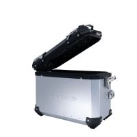 GPR TECH Pair of side cases aluminum made ,no rack included, silver color  Capacity 38 LT. + 38 LT.
